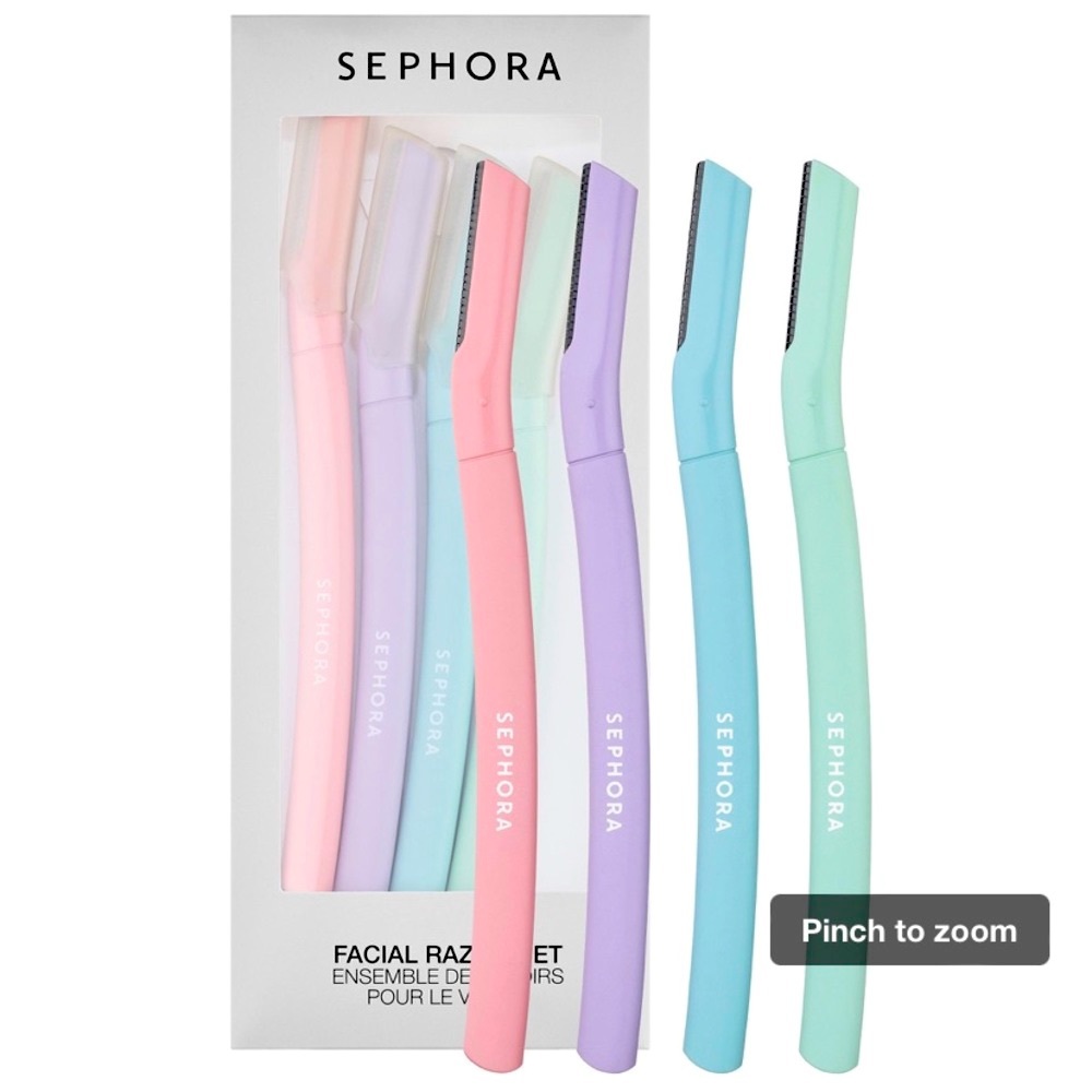 New Sephora 4 Pc Level Setter Face‎ Eye Brow Face Razors
